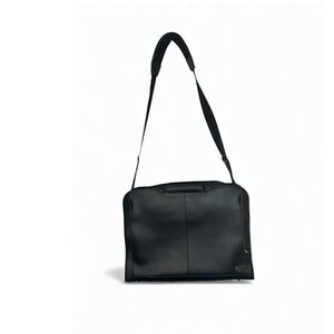 Dell Leather Laptop Briefcase Black Messenger Bag Shoulder Strap‎